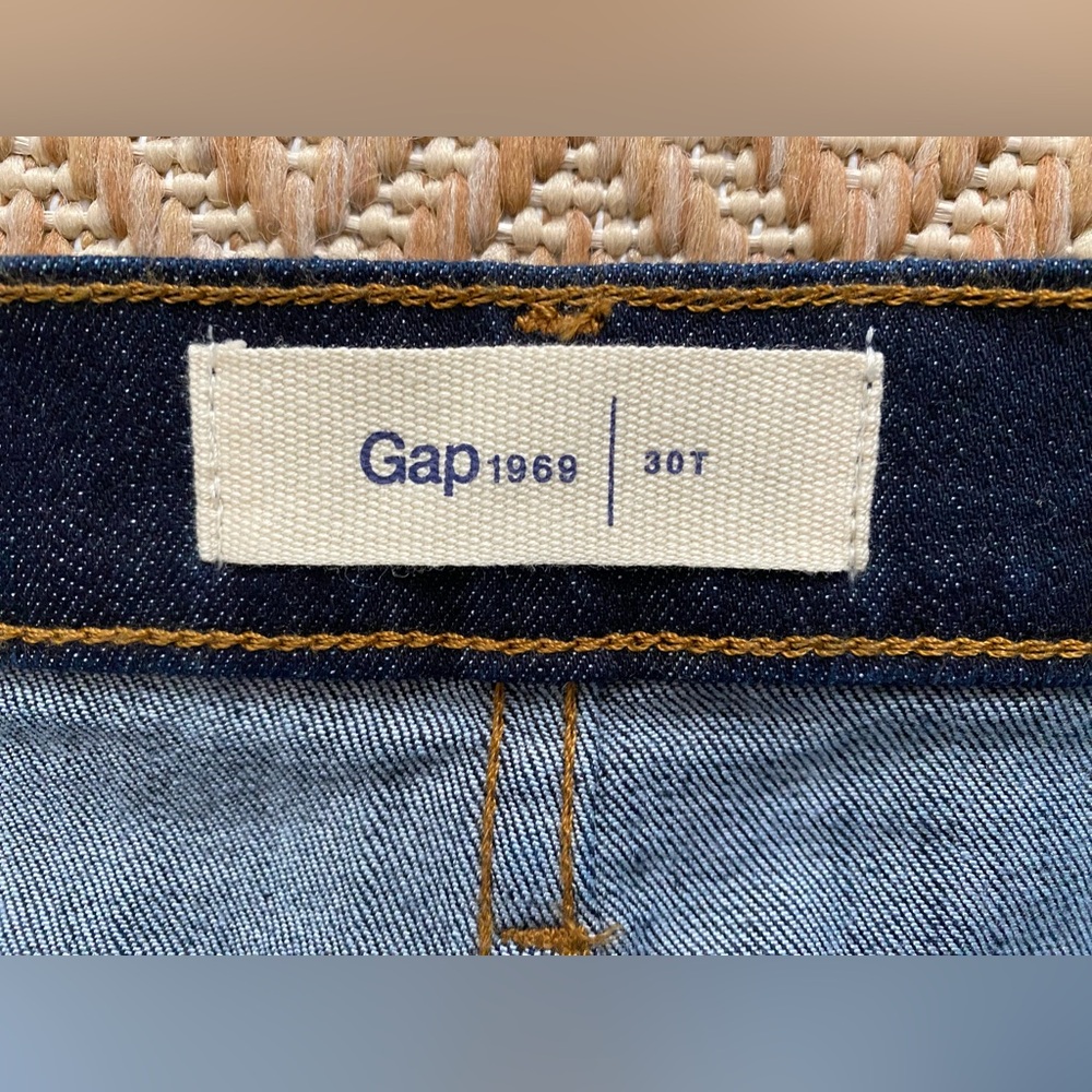 NWOT Gap 1969 Button Front Denim Skirt Size 30 Tall - Picture 3 of 6